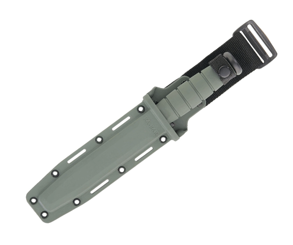 Coltello da combattimento Ka-Bar Full Size Foliage Green 5011 - lama da 17,8 cm e manico in Kraton.