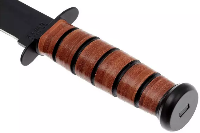 Couteau tactique Ka-Bar USMC 1217 - Lame de 18 cm et étui en cuir.