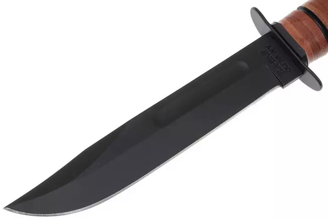 Couteau tactique Ka-Bar USMC 1217 - Lame de 18 cm et étui en cuir.