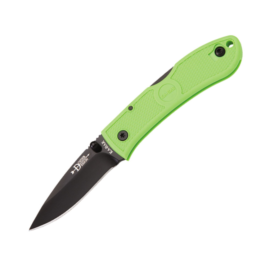 Ka-Bar Mini Zombie Green Messer 4072ZG – 6 cm Klinge aus rostfrei...