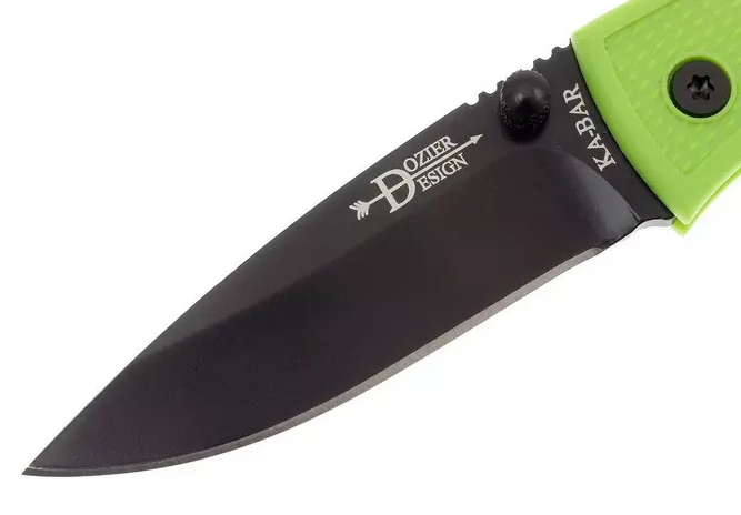 Ka-Bar Mini Zombie Green Messer 4072ZG – 6 cm Klinge aus rostfreiem Stahl