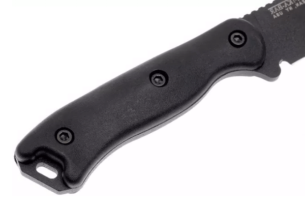 Coltello Ka-Bar Becker Short BK16 con lama drop point da 11 cm + set manico + fodero