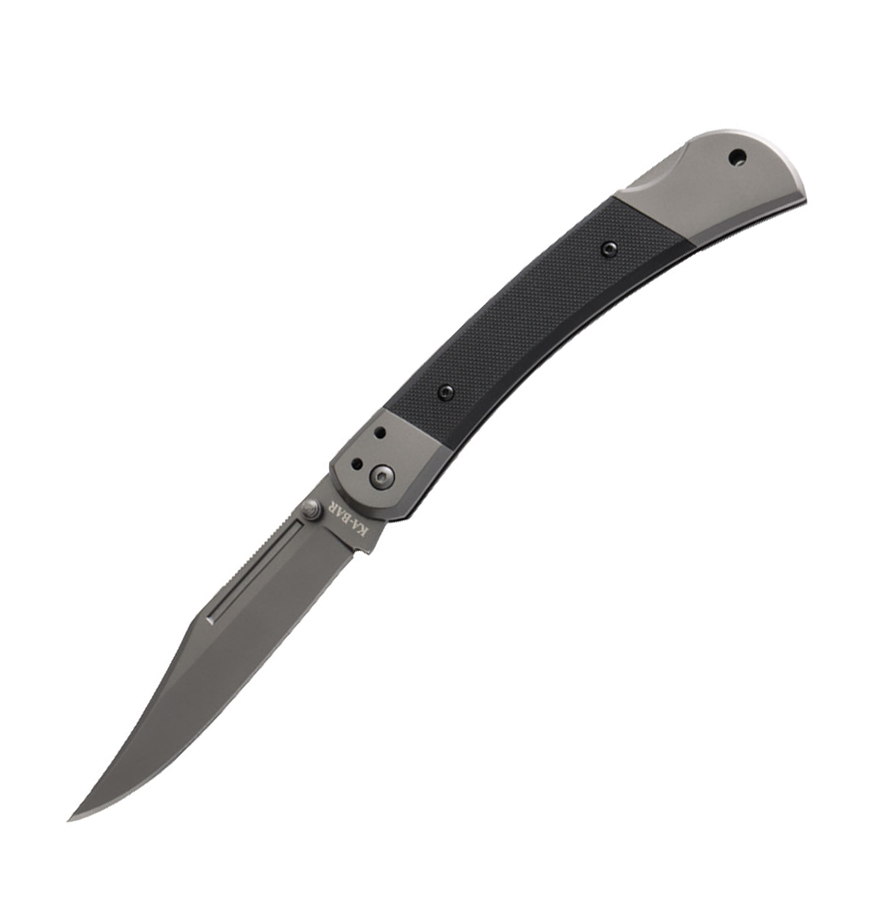 Couteau de poche Ka-Bar Folding Hunter 3189 - Lame en acier inoxy...