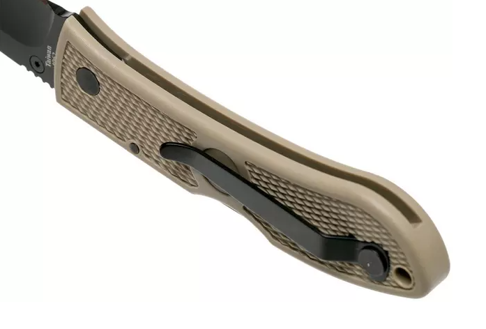 Ka-Bar Dozier Folding Hunter Coyote braunes Taschenmesser – 7,6 cm Klinge aus rostfreiem Stahl