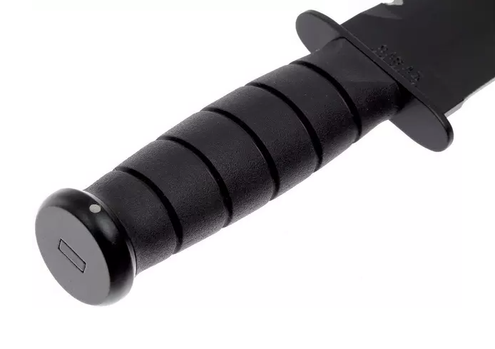 Coltello tattico Ka-Bar Kraton G Big Brother 2211 - Lama parzialmente seghettata da 23,8 cm e fodero in pelle