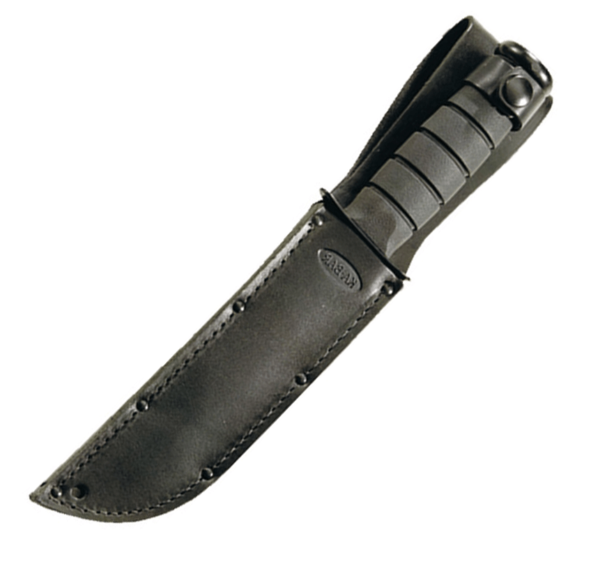 Coltello tattico Ka-Bar Kraton G Big Brother 2211 - Lama parzialmente seghettata da 23,8 cm e fodero in pelle