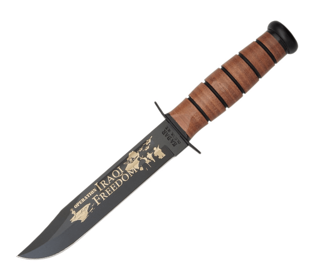 Ka-Bar 9128 Couteau commémoratif de la liberté irakienne - Corps des Marines des États-Unis