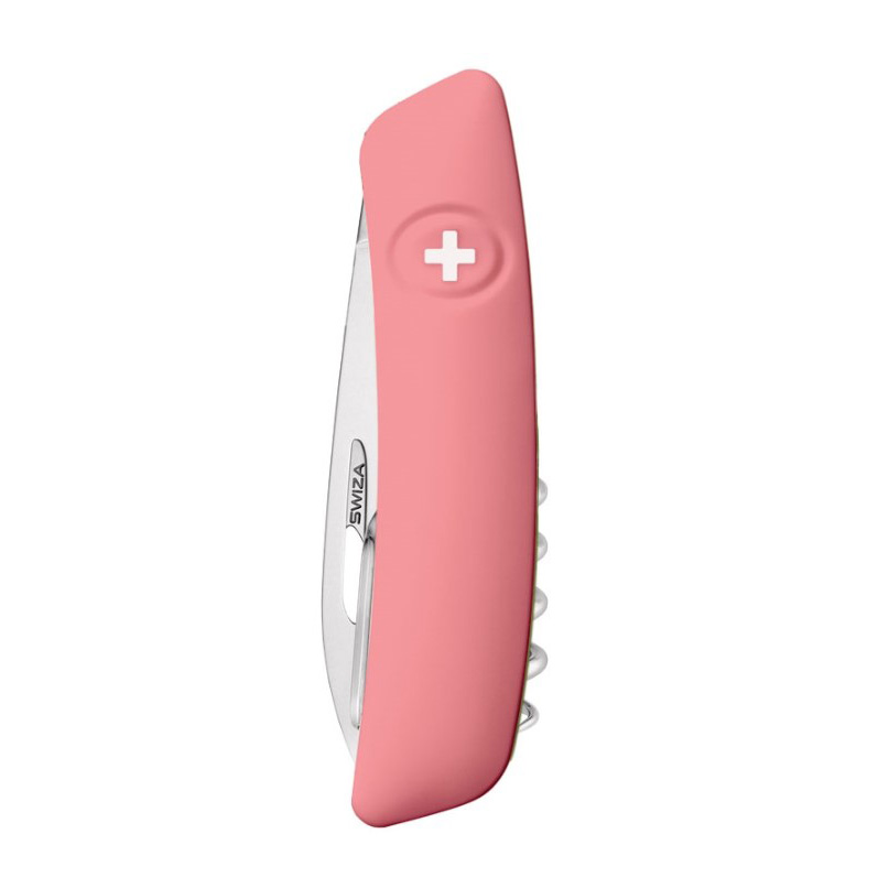 Coltello multiuso Swiza D03 rosa con 11 funzioni