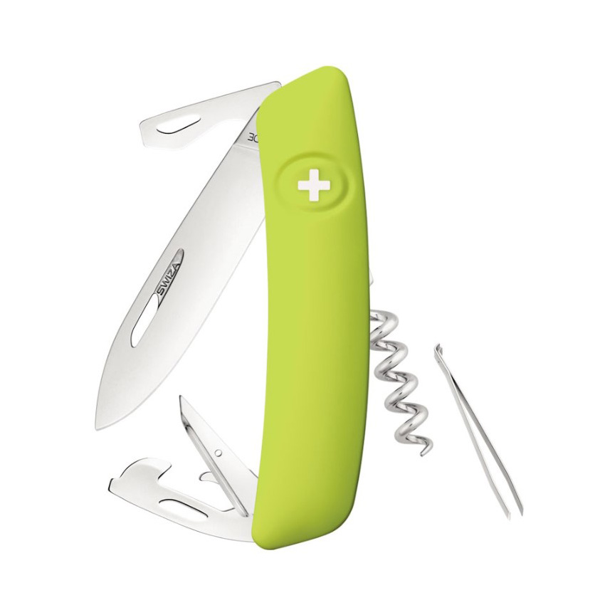 Swiza D03 Moss Mehrzweckmesser mit 11 Funktionen