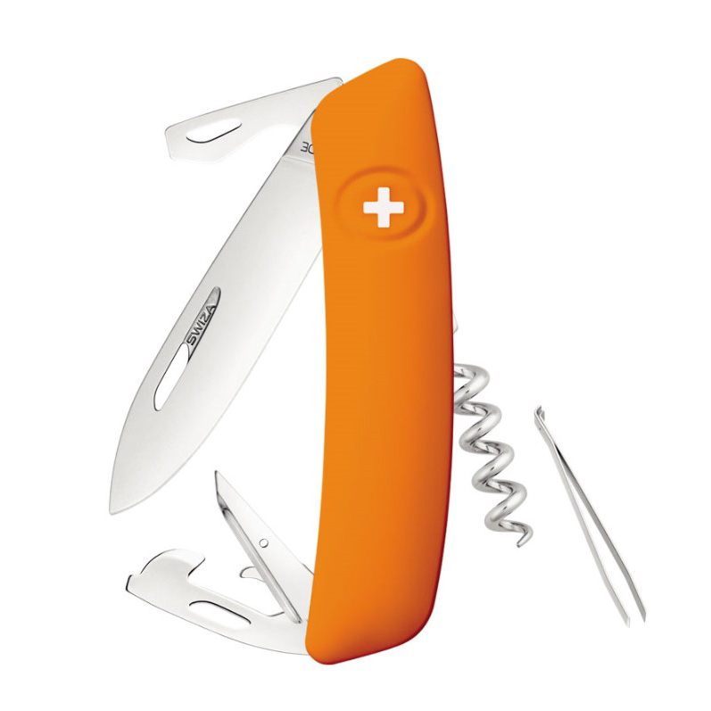 Swiza D03 Orange Mehrzweckmesser mit 11 Funktionen