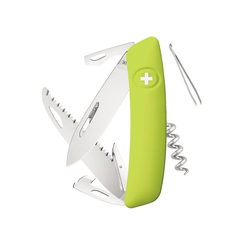 Swiza D05 Moss Mehrzweckmesser mit 12 Funktionen KNI.0050.1080
