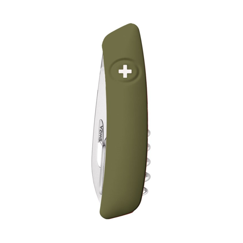 Coltello multiuso Swiza D01 Verde Oliva a 6 funzioni KNI.0010.1050
