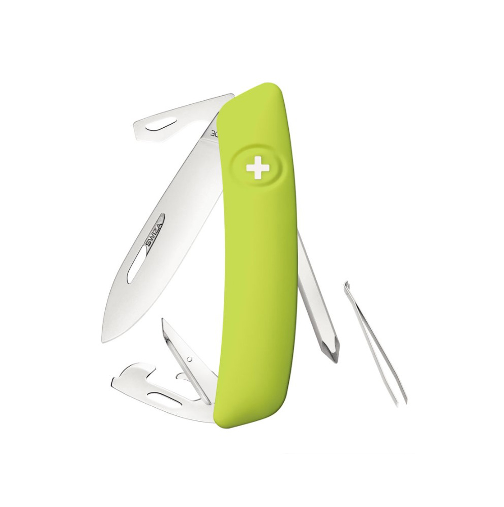 Swiza D04 Moss Mehrzweckmesser mit 11 Funktionen KNI.0040.1080