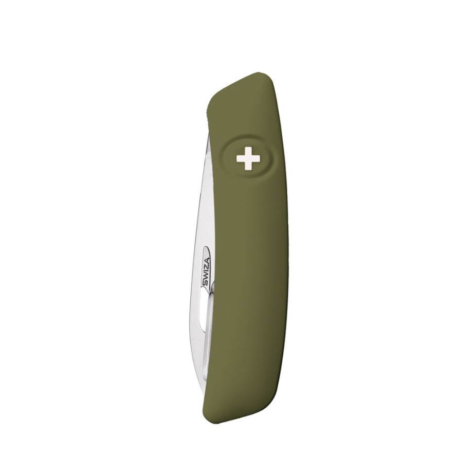 Coltello multiuso Swiza D02 verde oliva a 6 funzioni KNI.0020.1050