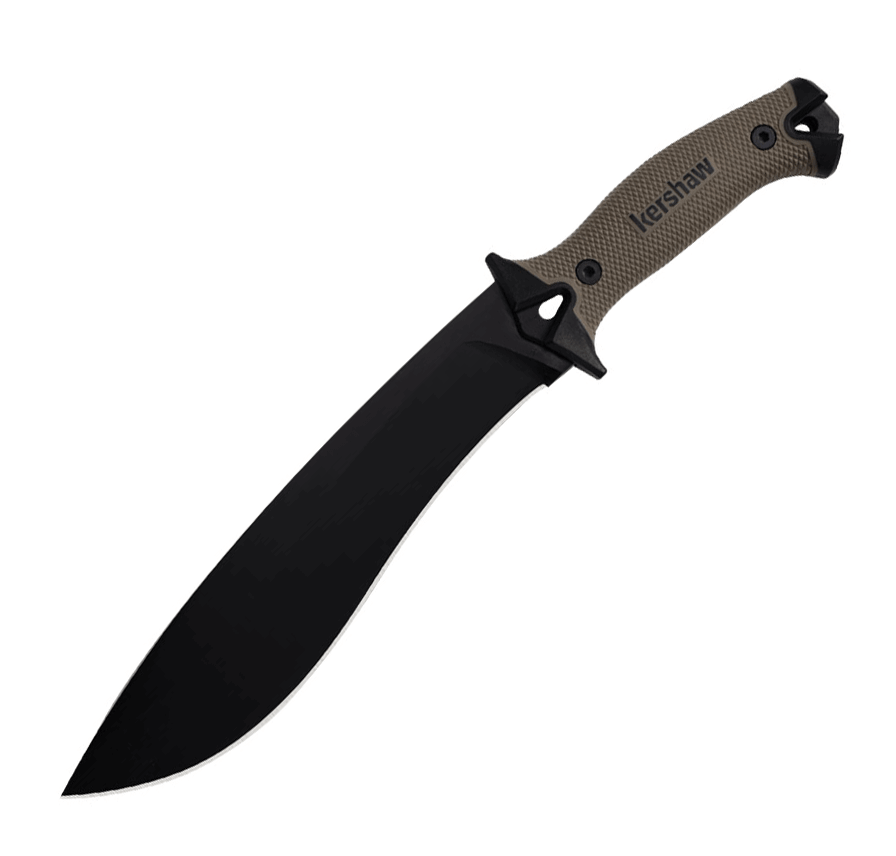 Kershaw CAMP 10-TAN Machete – 25,4 cm-Klinge und Gummigriff
