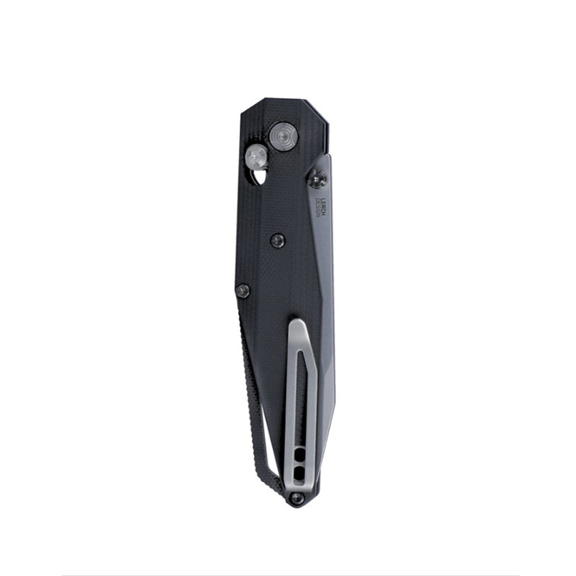 CRKT LCBK Crossbar Lock 3830 taktisches Messer mit schwarzem G10-Griff