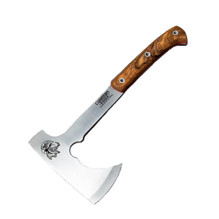 Cudeman Eagle Axt mit Griff aus Olivenholz und Klinge aus Böhler ...