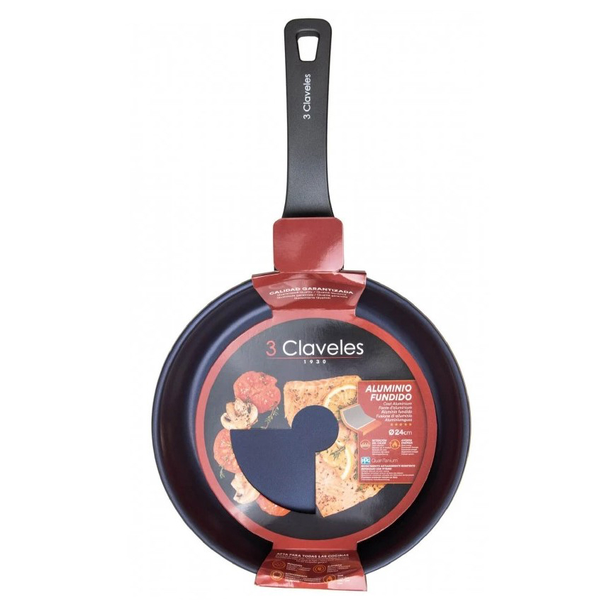 QuanTanium Bratpfanne 24 cm 3 Claveles Dark Modell