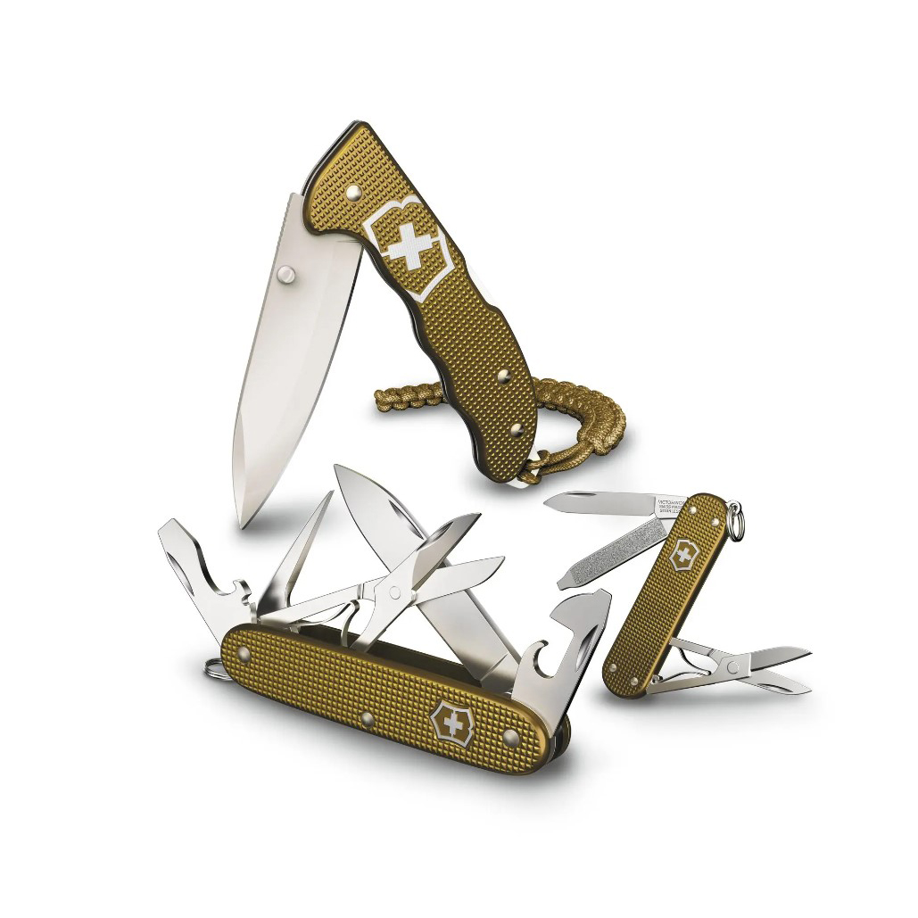 Canivete de edição limitada 2024 Evoke Alox Victorinox marrom