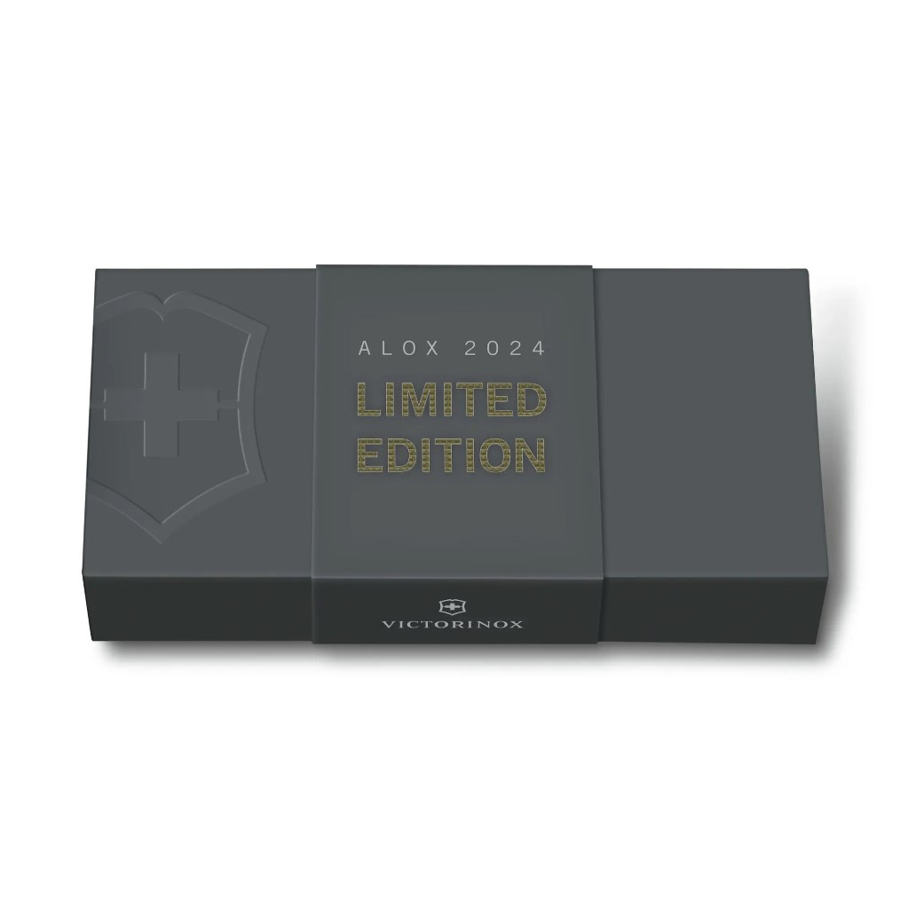 Canivete de edição limitada 2024 Evoke Alox Victorinox marrom
