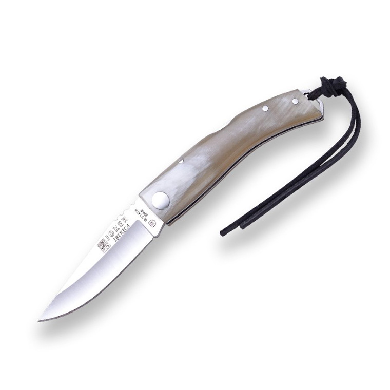 Joker Iberica Taschenmesser mit Stierhorngriff und 7,5 cm Klinge ...
