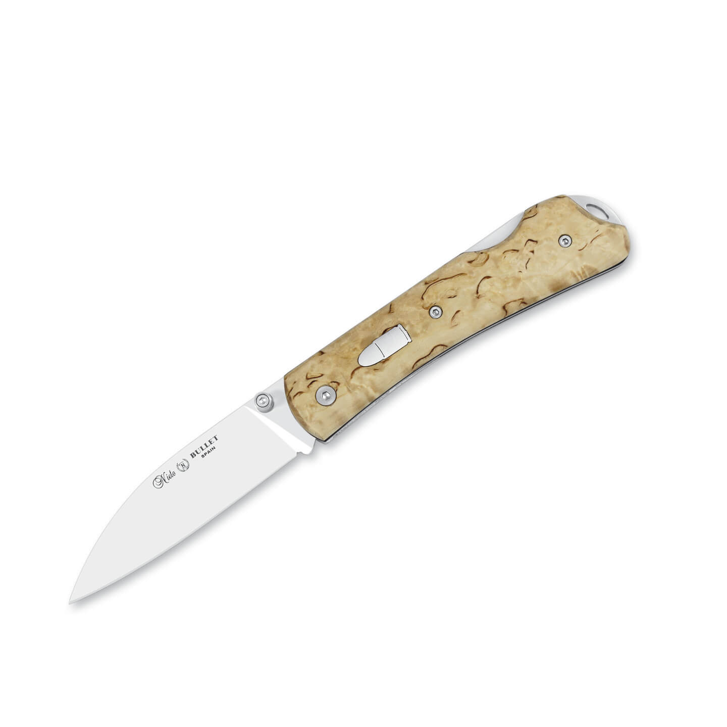 Nieto Bullet Taschenmesser mit Kohlefasergriff und N690Co-Klinge