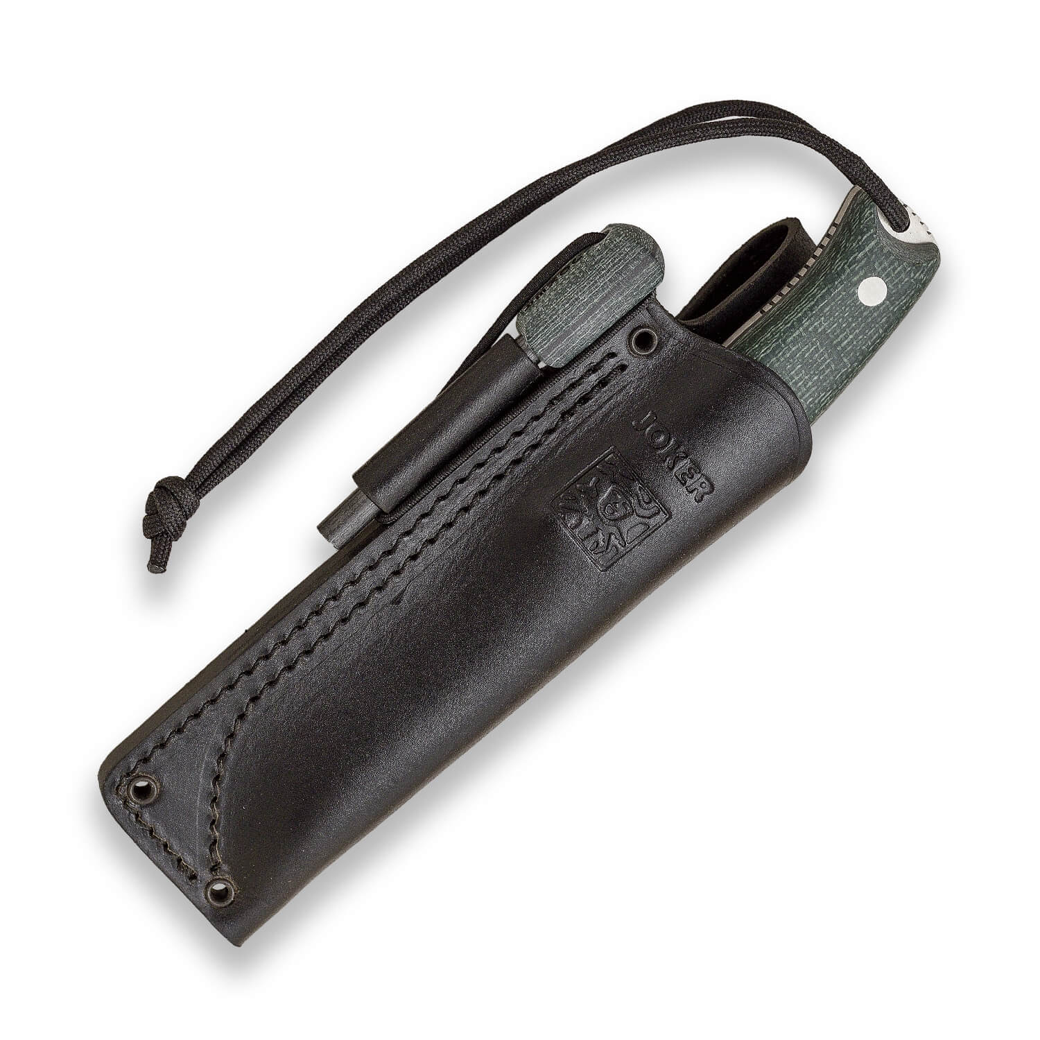 Joker Oso TS1 faca bushcraft de juta verde micarta com pederneira