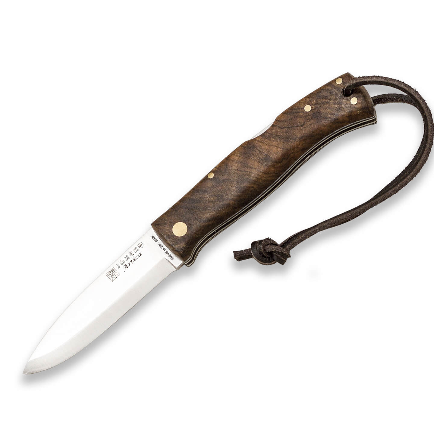 Navaja de bolsillo Joker Ártica con mango de madera de nogal y ho...