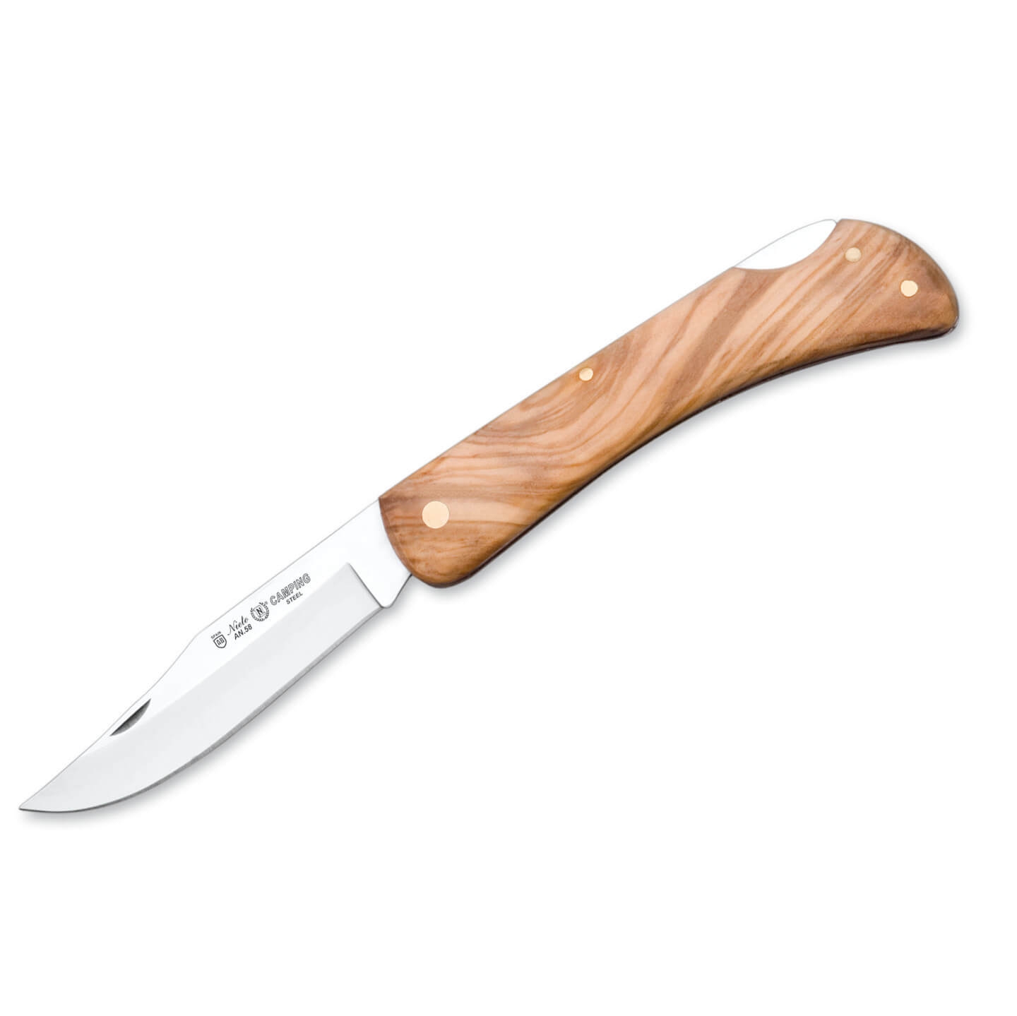 Nieto Camping 395 Taschenmesser mit Griff aus Olivenholz und 8,5 ...