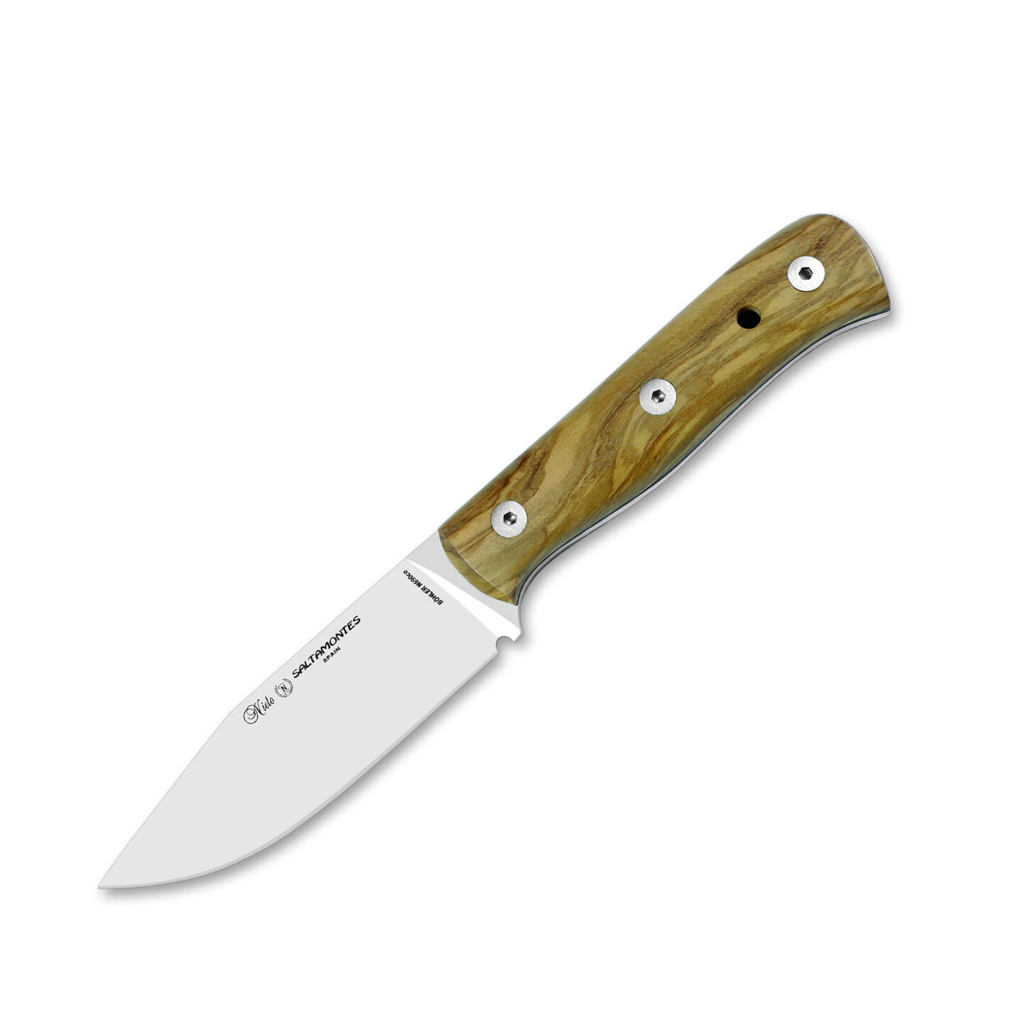 Nieto Saltamontes-Messer mit Olivenholzgriff und 10,5 cm Böhler N...