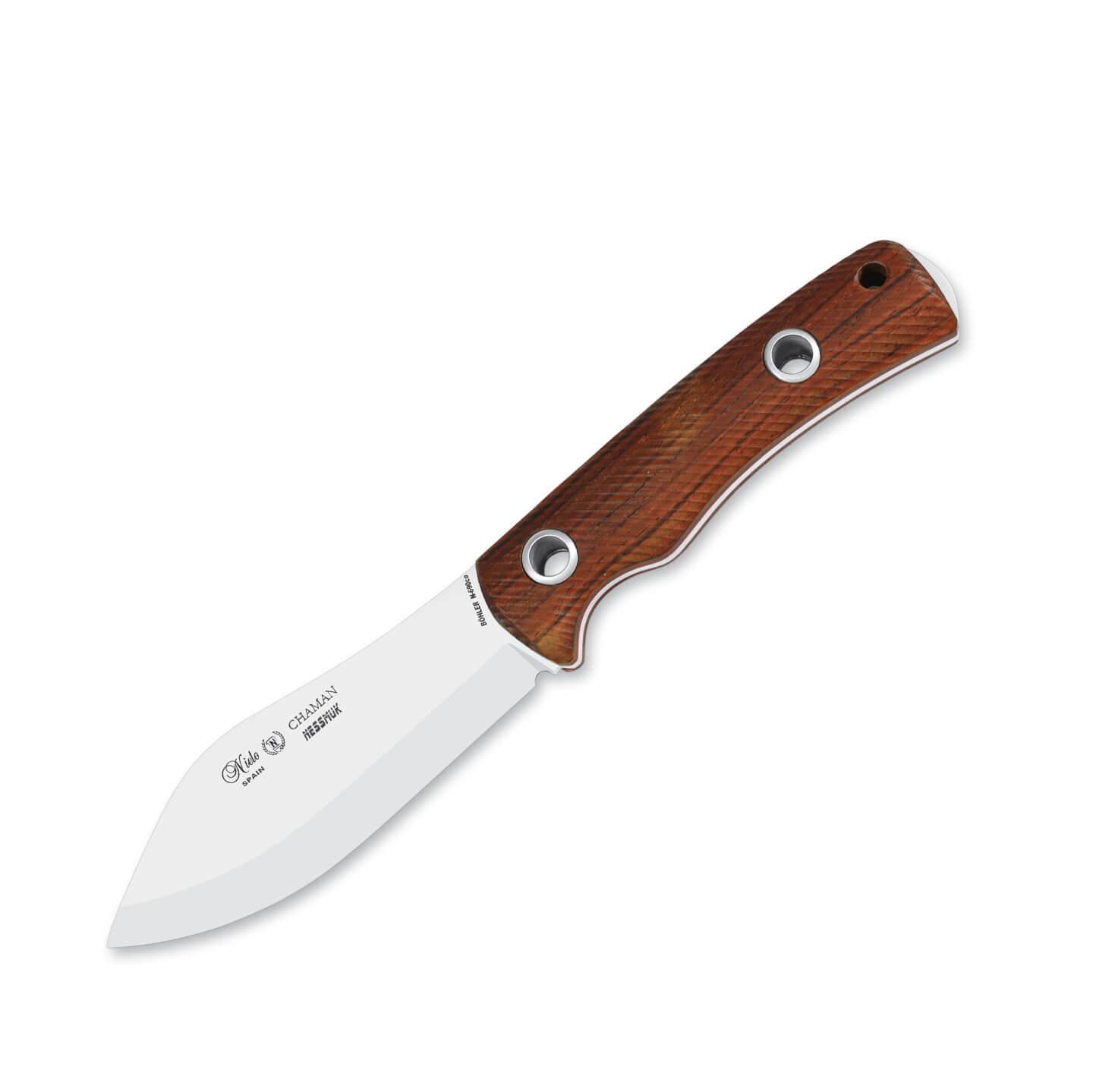 Nieto Chaman Nessmuk-Messer mit Cocobolo-Holzgriff und 10 cm Klin...