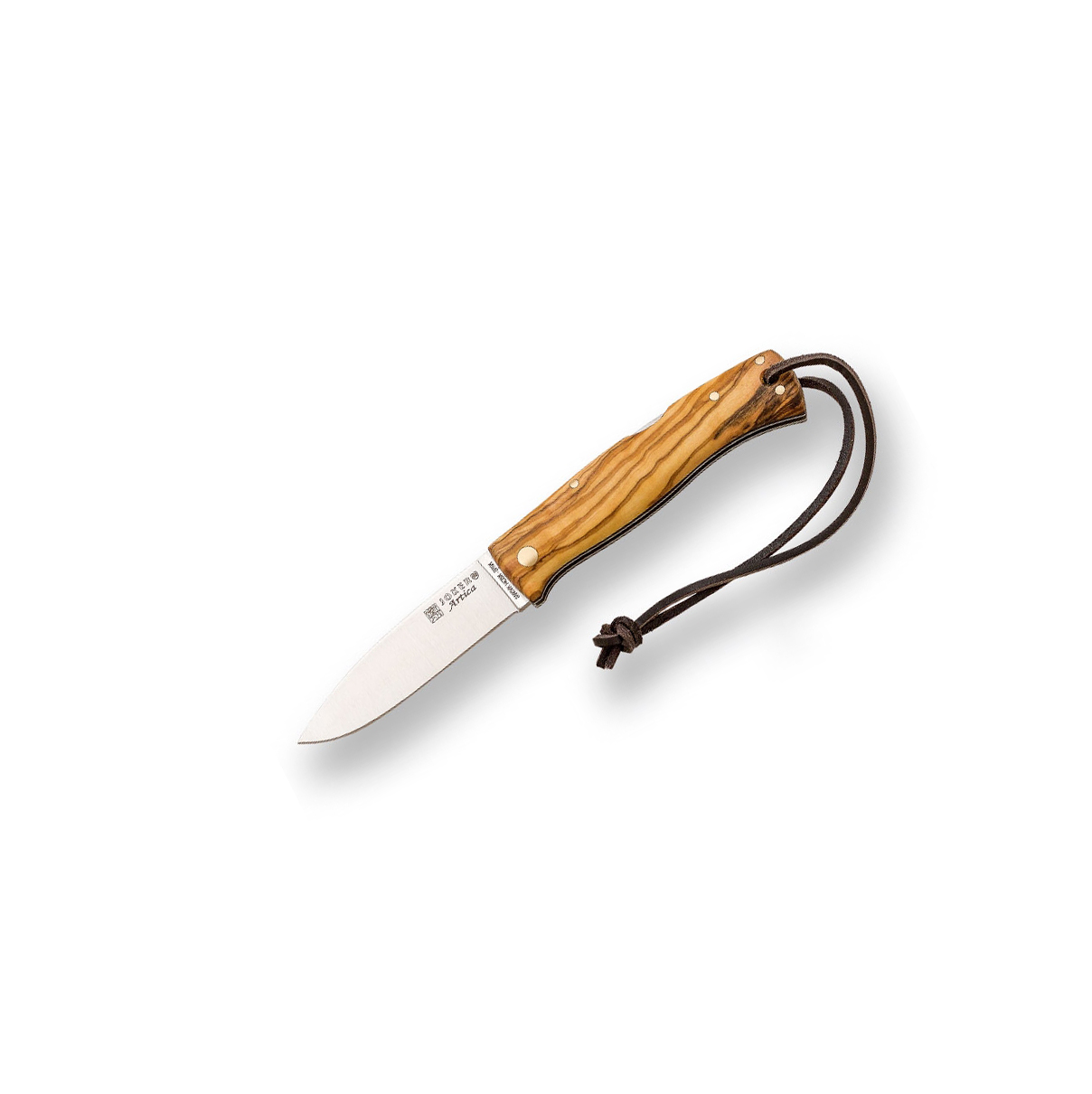 Bushcraft Joker Artica Bushcraft Taschenmesser mit Olivenholzgrif...