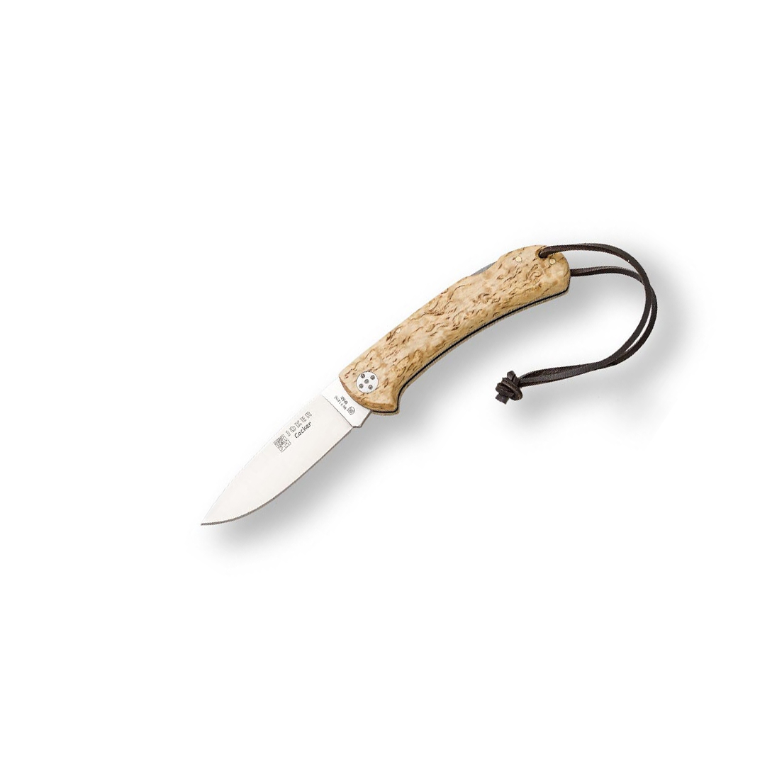 Joker Cocker Taschenmesser mit Birkenholzgriff