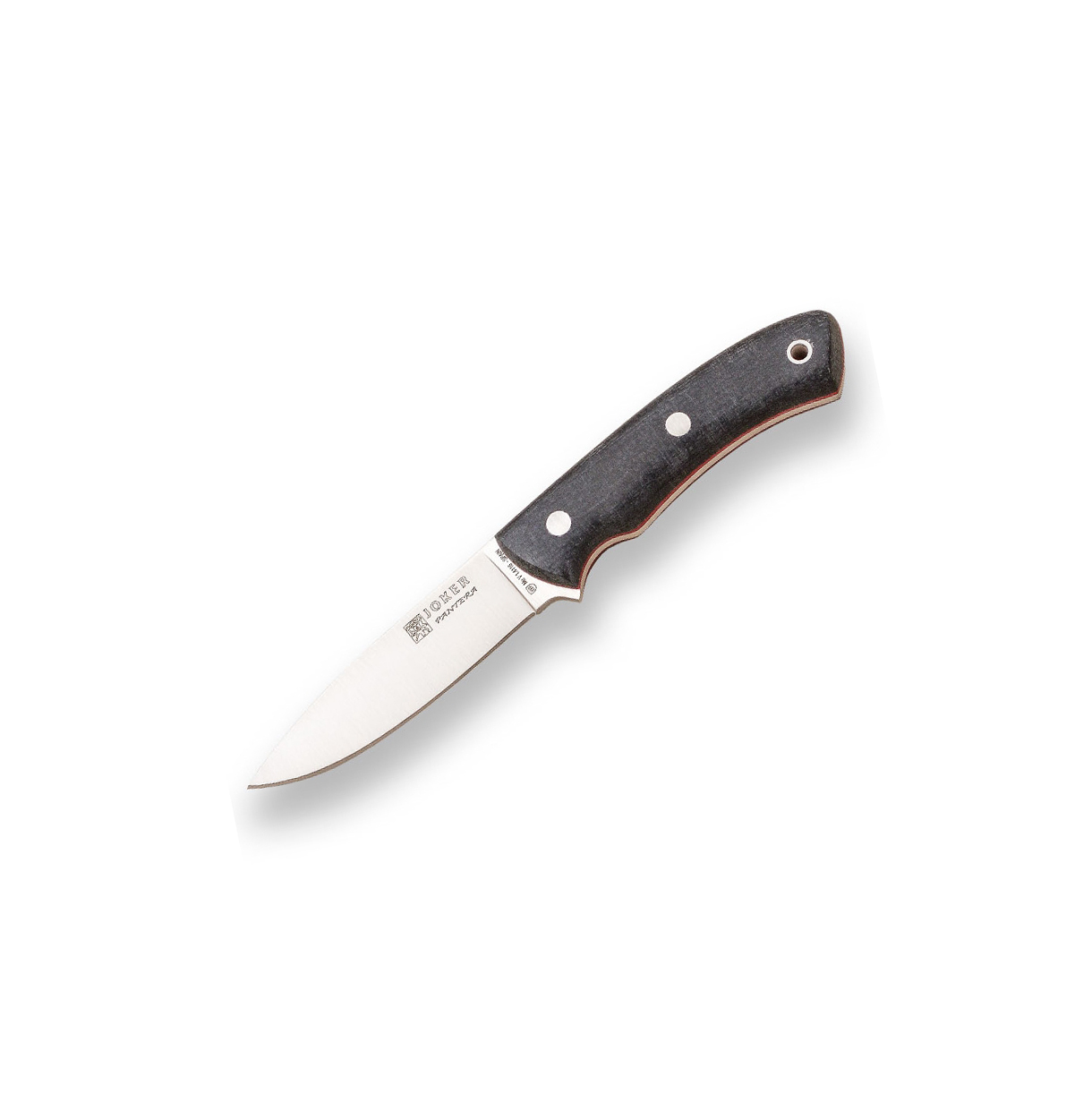 Joker Pantera-Messer mit schwarzem Micarta-Griff