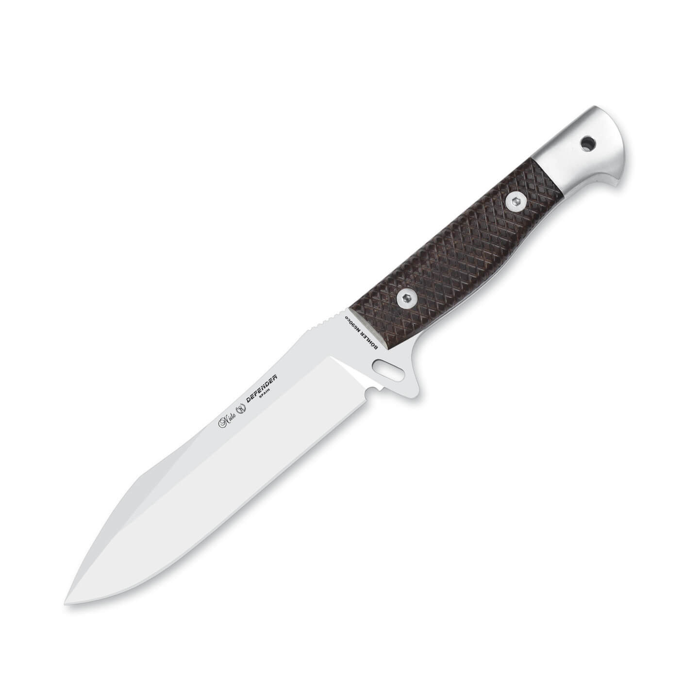 Couteau Nieto Defender avec manche en bois de granadillo et lame ...