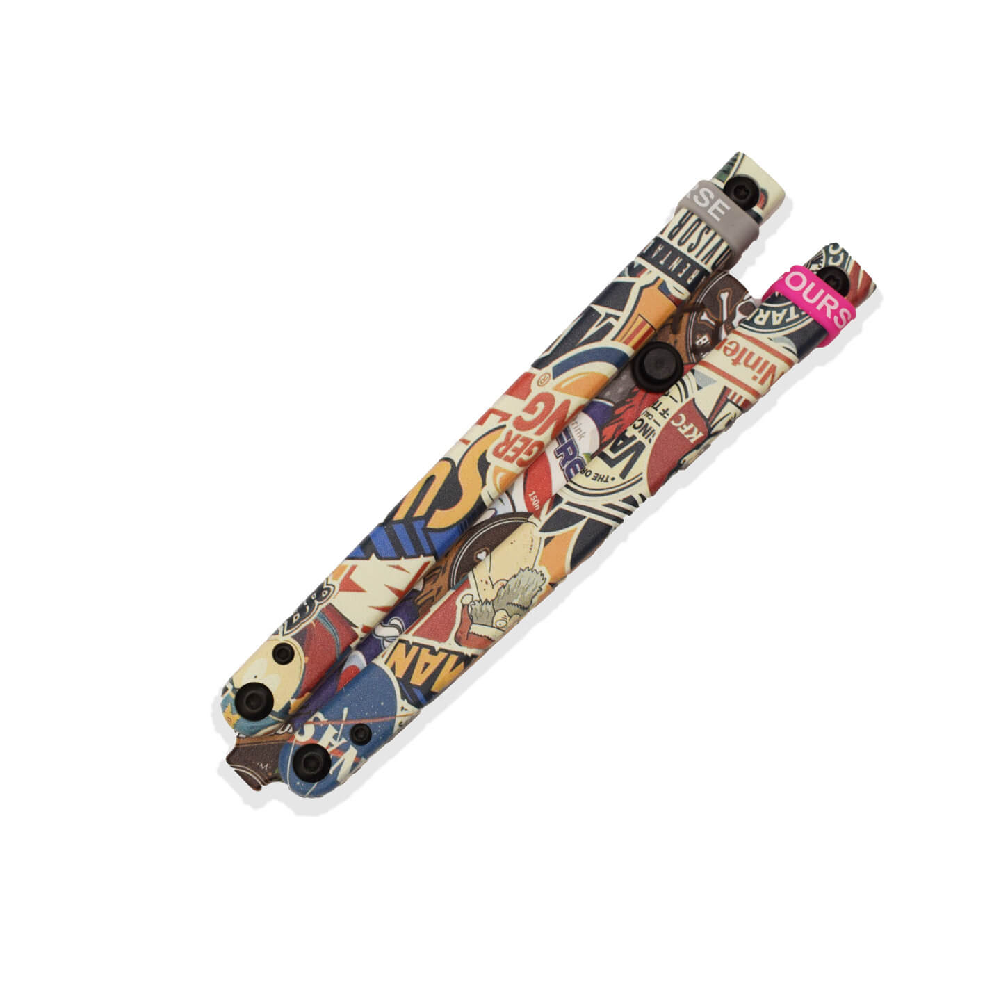 Couteau papillon d'entraînement JKR en plastique