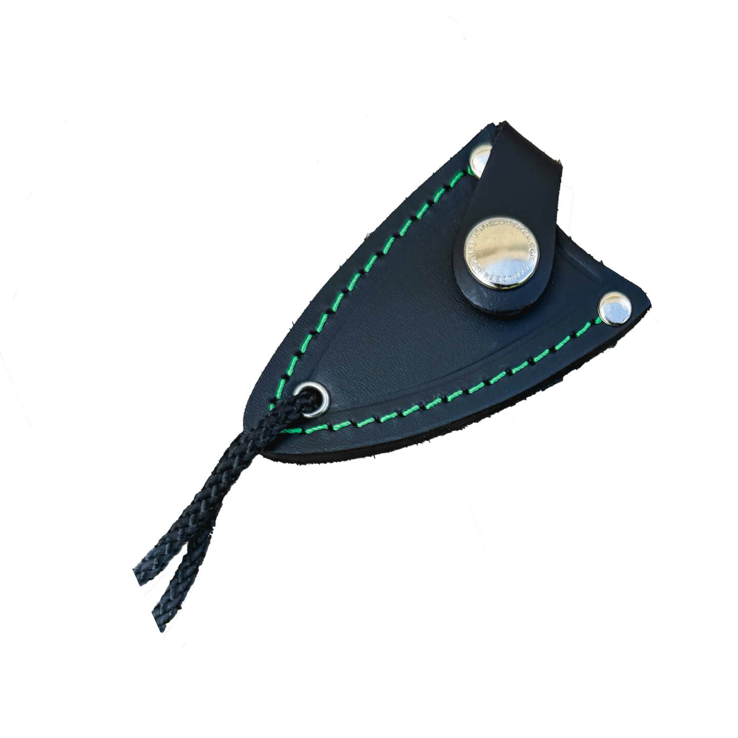 Faca verde Cudeman Yoda com bainha de couro