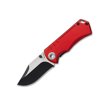 Rotes Taschenmesser mit 5,7 cm Klingentaschenclip