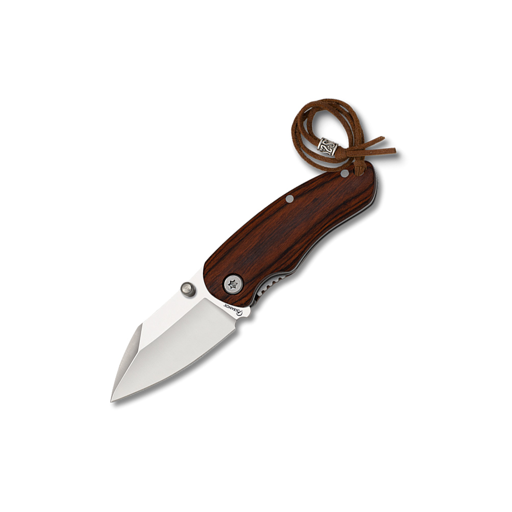Pocket knife with stamina handle and small 5.5 cm blade with line...