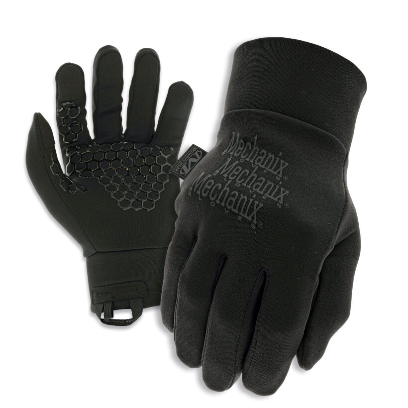 Mechanix Coldwork verdeckte Basisschicht-Taktikhandschuhe, schwar...