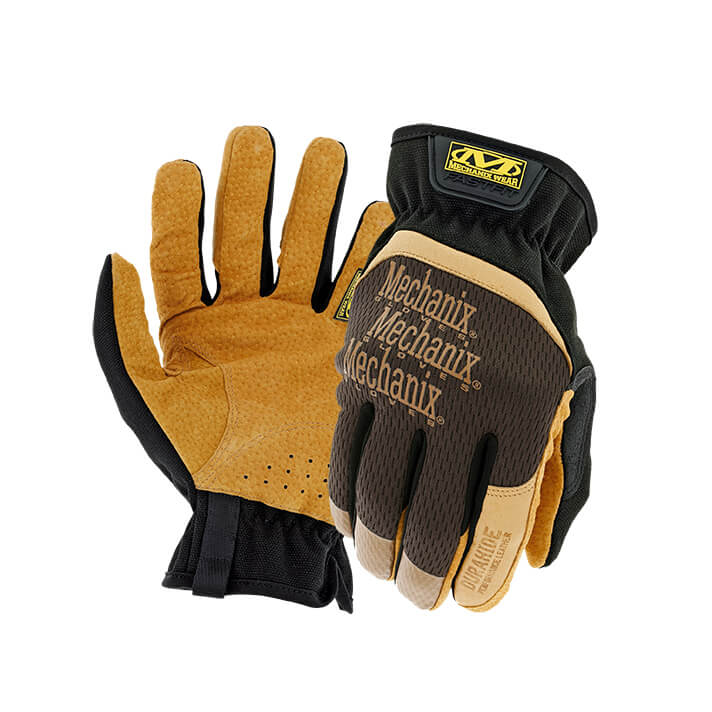 Mechanix Fastfit Leder abriebfeste Handschuhe Größe M