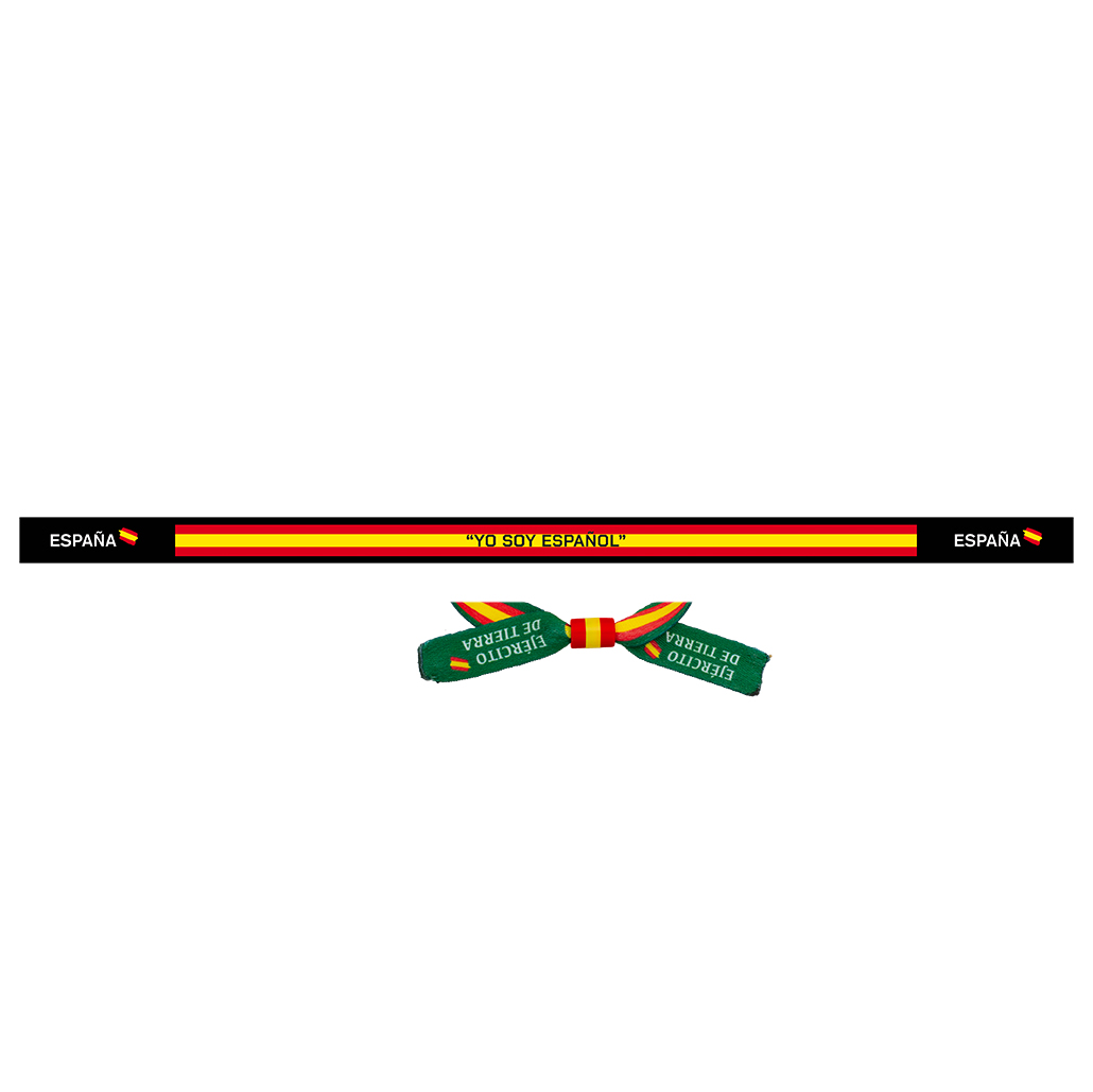Stoffarmband Ich bin Spanier