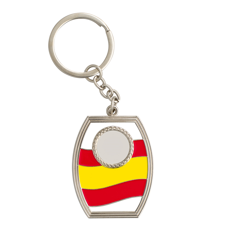 Llavero bandera de España personalizable