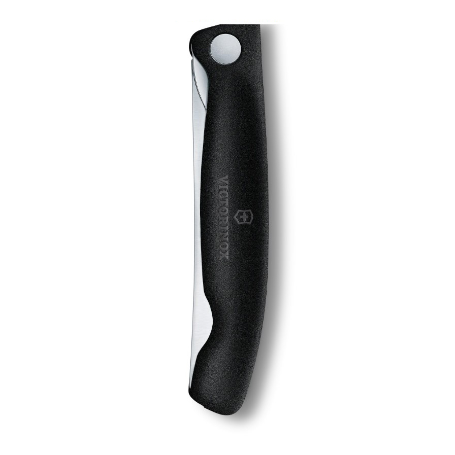 Cuchillo de mesa plegable Victorinox Swiss Classic filo liso mango negro