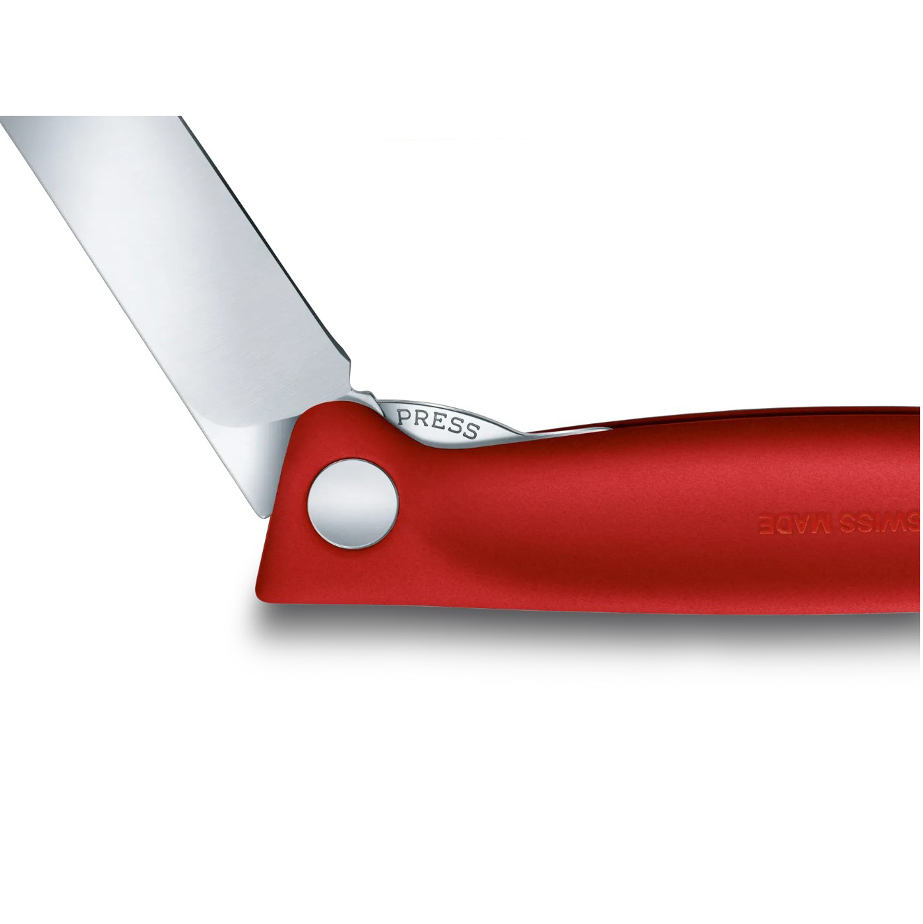 Cuchillo de mesa plegable Victorinox Swiss Classic filo liso mango rojo
