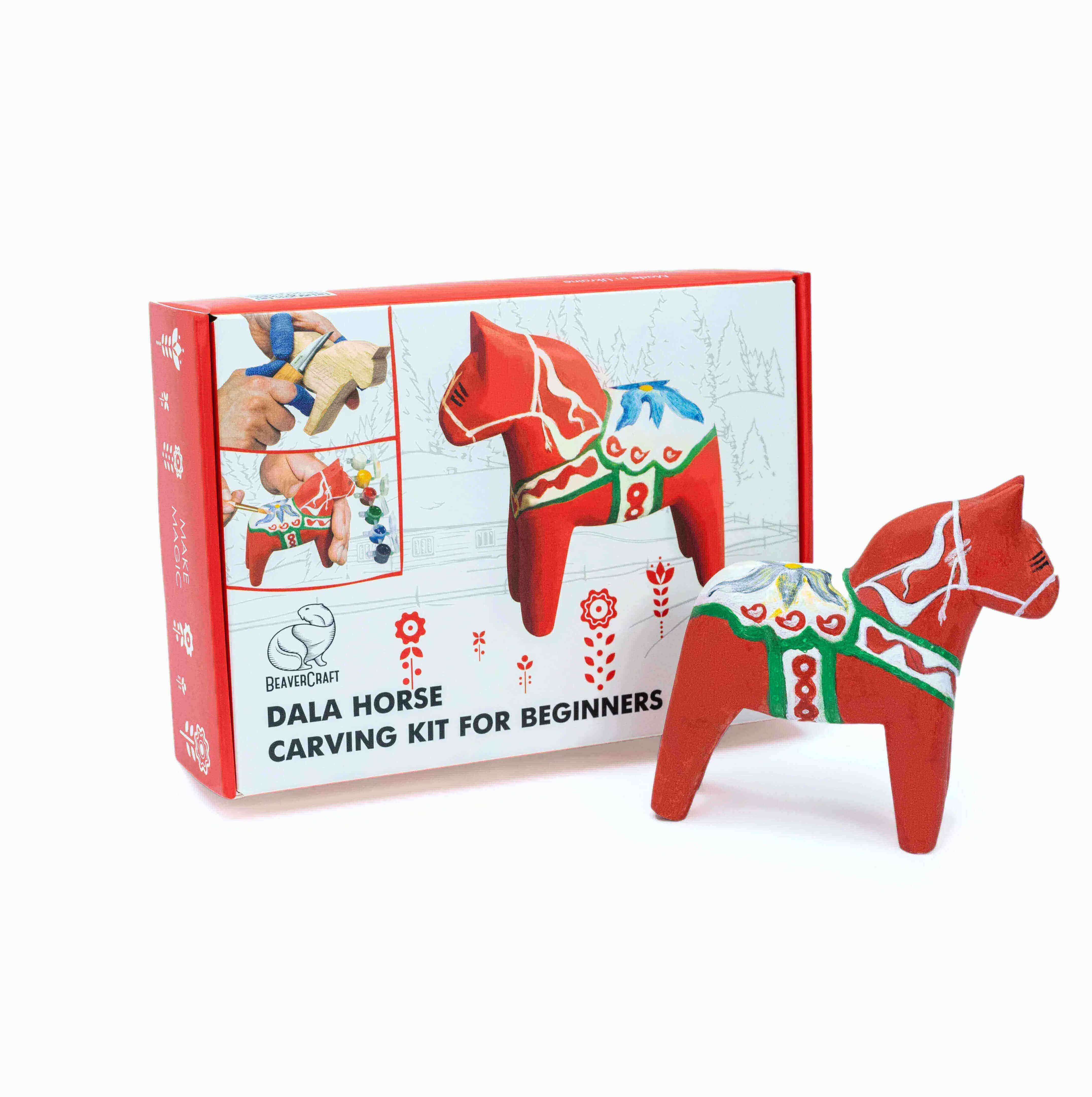 Kit de escultura de cavalo Beavercraft Dala