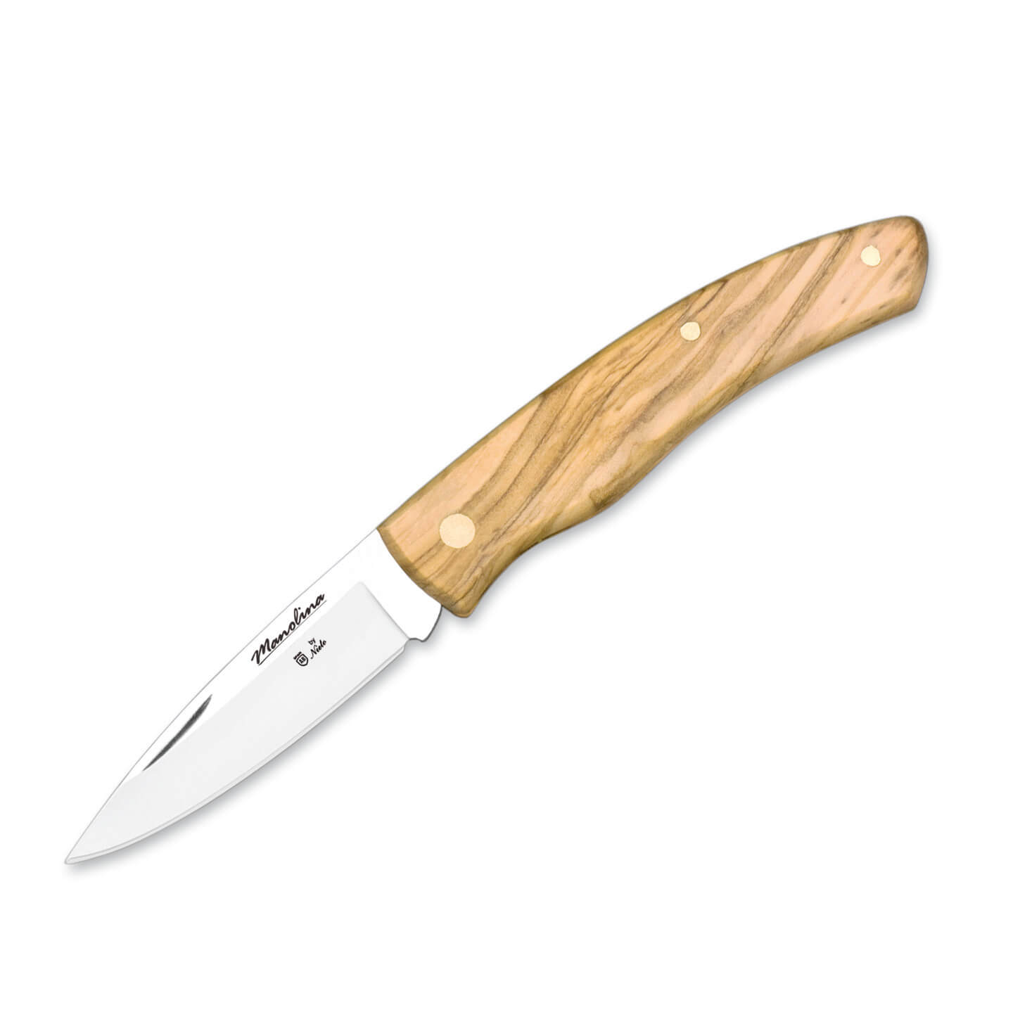 Coltello tascabile Nieto Manolina con manico in legno d'ulivo e l...