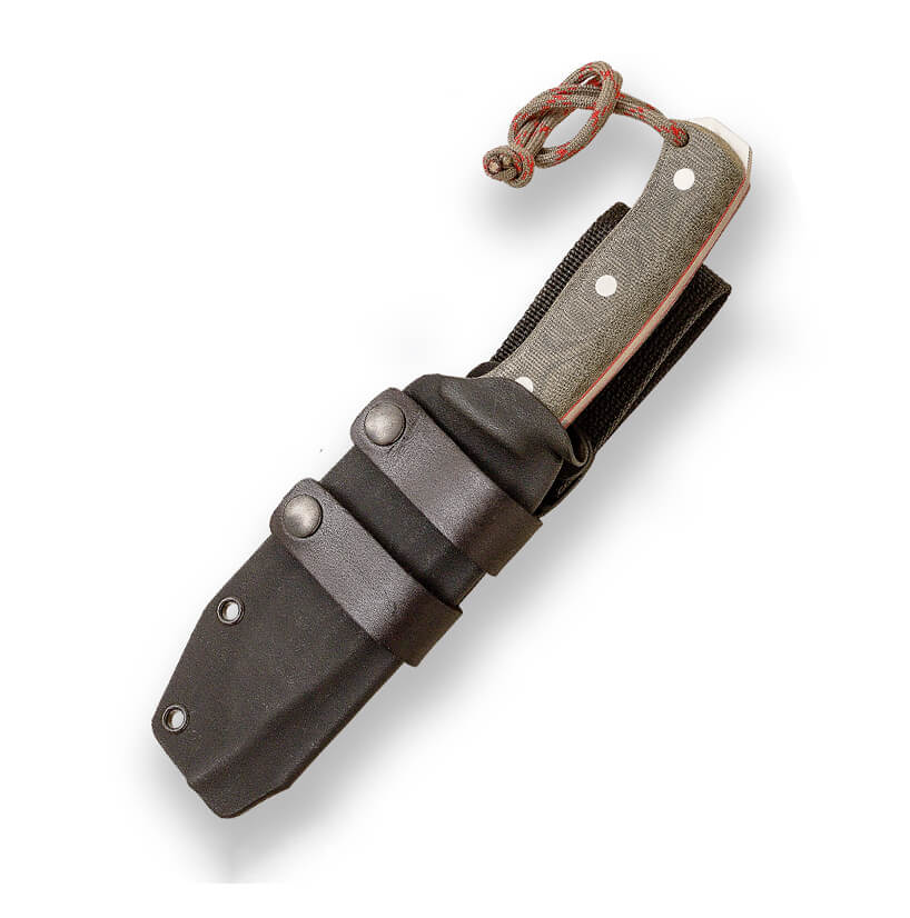 Cuchillo Joker Nomad Micarta Verde con funda Kydex