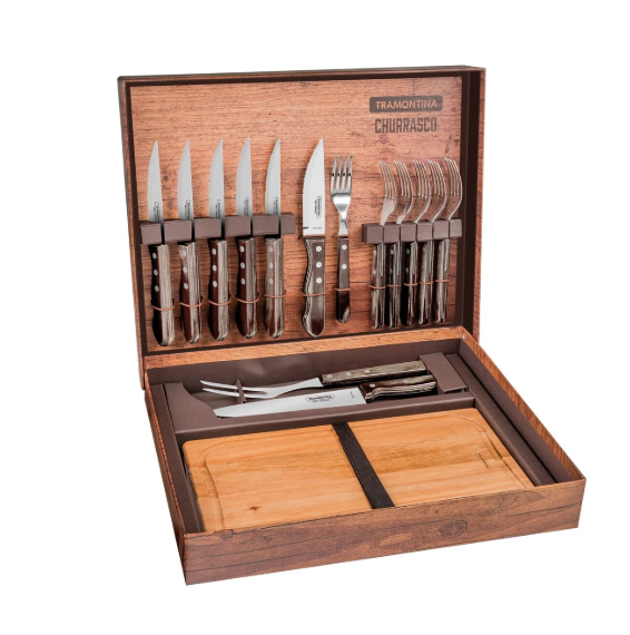 Set cuchillos para barbacoa de 15 piezas Tramontina