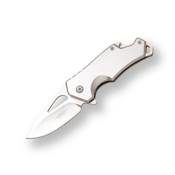 Sportmesser mit Edelstahlgriff und 7 cm Klinge